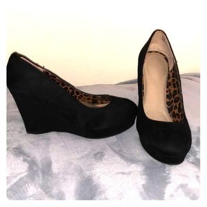 Black 4-5 inch heels